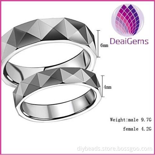 2015 fashion wholesale tungsten steel ring